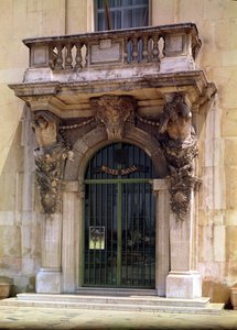 View of the Museum Entrance with Atlantes Supporting the Balcony by Pierre Puget